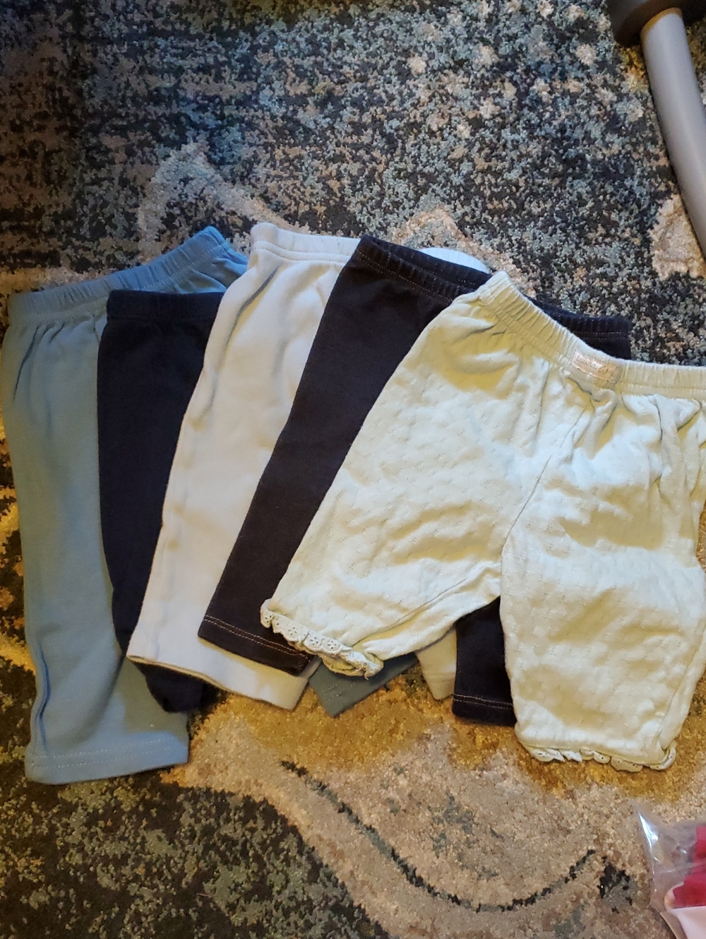 Pants 5 Piece Bundle 3 Mon Size, Blue Theme